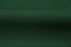 【長井綾織紬】【丸の市松】《濃い緑色》【1尺2分】お単衣にも